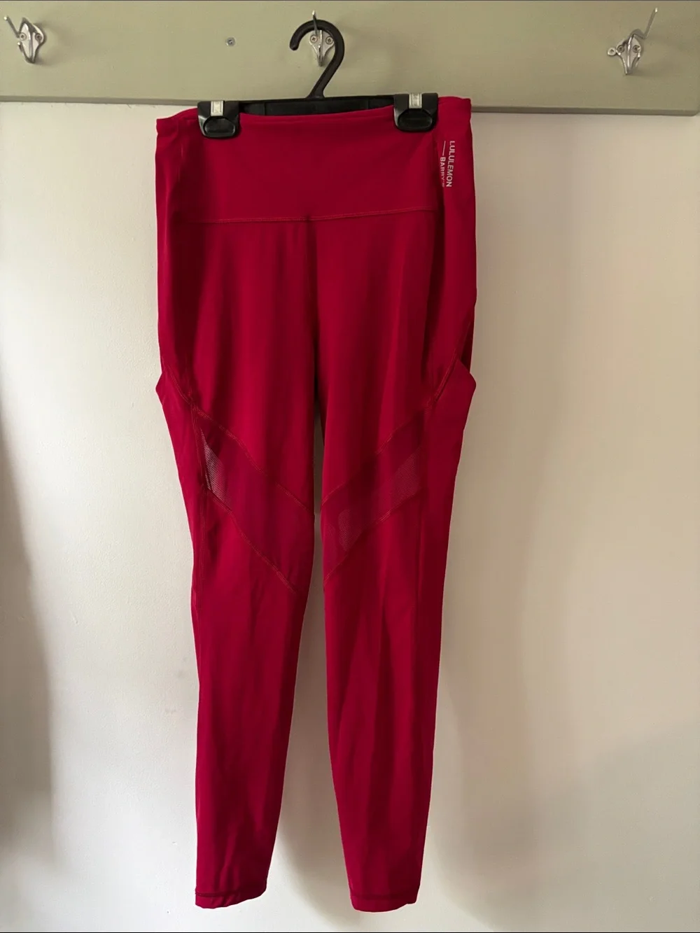 lululemon athletica Bright Pink High-Rise Mesh Pocket Leggings - Picture 1 of 7